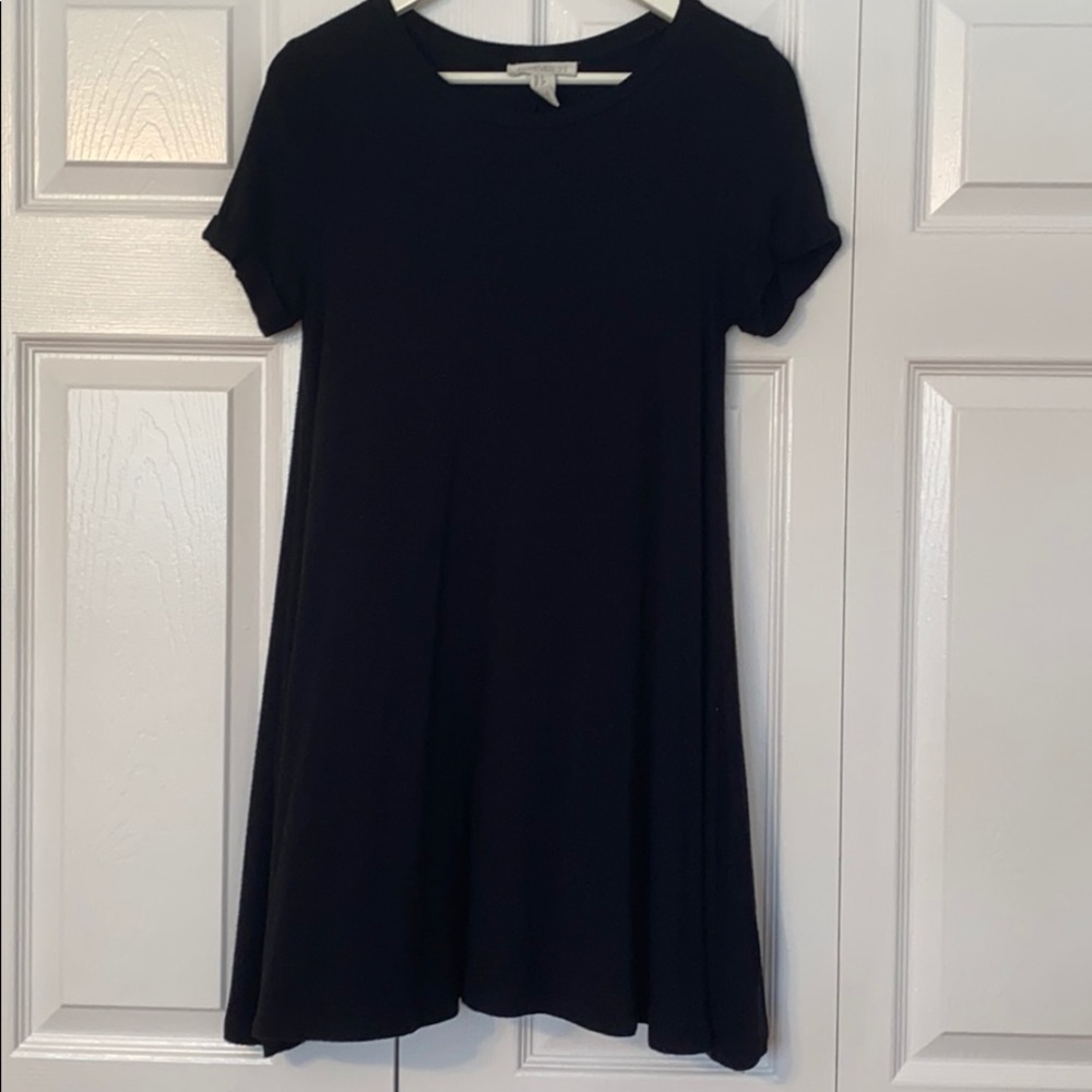 Forever 21 Black Midi Dress